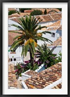 Framed Spain, Andalusia, Zahara Rooftops in the Andalusian White Village