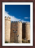 Framed Spain, Castilla y Leon Region, Avila Scenic Medieval City Walls