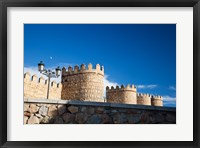 Framed Spain, Castilla y Leon Scenic Medieval City Walls of Avila