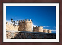 Framed Spain, Castilla y Leon Scenic Medieval City Walls of Avila
