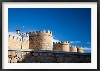 Framed Spain, Castilla y Leon Scenic Medieval City Walls of Avila