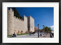 Framed Spain, Castilla y Leon, Avila, Las Murallas, Walls