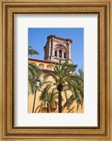 Framed Spain, Granada The bell tower of the Granada Cathedral