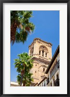 Framed Spain, Granada This is the bell tower of the Granada Cathedral