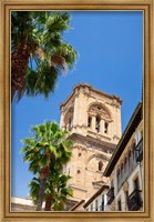 Framed Spain, Granada This is the bell tower of the Granada Cathedral