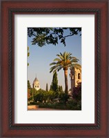 Framed Spain, Granada, Alhambra The Generalife gardens