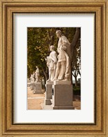 Framed Spain, Madrid, Plaza de Oriente, Statues of Kings