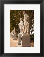 Framed Spain, Madrid, Plaza de Oriente, Statues of Kings