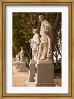 Framed Spain, Madrid, Plaza de Oriente, Statues of Kings