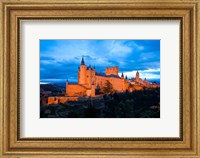 Framed Spain, Segovia Alcazar Castle at Sunset