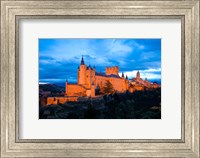 Framed Spain, Segovia Alcazar Castle at Sunset
