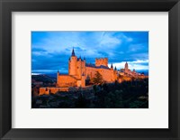 Framed Spain, Segovia Alcazar Castle at Sunset