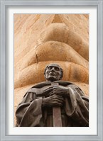 Framed Statue of San Pedro de Alcantara, Caceres, Spain