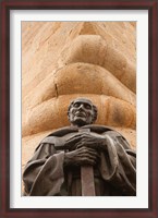 Framed Statue of San Pedro de Alcantara, Caceres, Spain