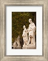 Framed Statues of Spanish Kings, Royal Palace, Madrid, Spain