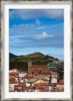 Framed View of Old Town, Laredo, Spain