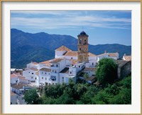 Framed White Village of Algatocin, Andalusia, Spain