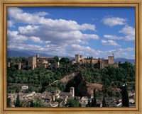 Framed Alhambra, Granada, Andalusia, Spain