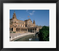 Framed Plaza De Espana, Seville, Andalusia, Spain