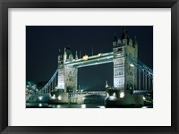 Framed Tower Bridge at Night, London, England