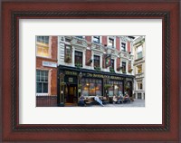 Framed Sherlock Holmes, Pub, London, England