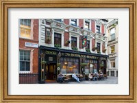 Framed Sherlock Holmes, Pub, London, England