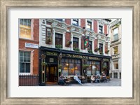 Framed Sherlock Holmes, Pub, London, England