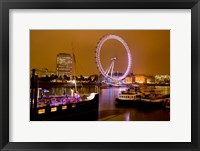 Framed England, London River Thames and London Eye