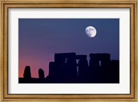 Framed England, Salisbury Plain, Stonehenge Moon