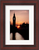 Framed Big Ben Clock Tower, London, England