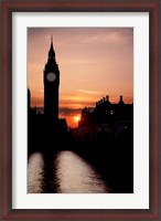 Framed Big Ben Clock Tower, London, England