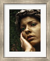 Framed England, London, Mime Portrait, Portobello Market