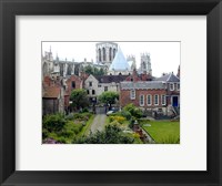 Framed Houses and Cathedral in Bath, England