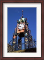 Framed Eastgate Clock, Chester, Cheshire, England