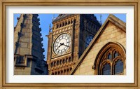 Framed Famous Big Ben Clocktower, London, England, Great Britian