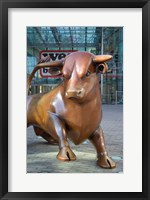 Framed Bull in Bull Ring, Birmingham, England