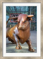 Framed Bull in Bull Ring, Birmingham, England