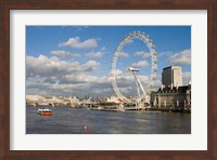 Framed England, London, London Eye and Shell Building