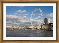 Framed England, London, London Eye and Shell Building