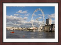 Framed England, London, London Eye and Shell Building