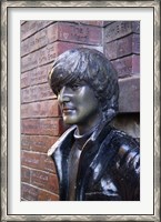 Framed John Lennon, Mathew Street, Liverpool, England
