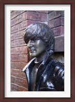 Framed John Lennon, Mathew Street, Liverpool, England