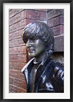 Framed John Lennon, Mathew Street, Liverpool, England