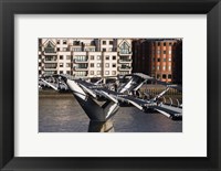 Framed Millenium Bridge, London, England