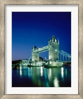 Framed Tower Bridge, London, England