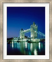 Framed Tower Bridge, London, England