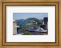 Framed Tyne Bridge and The Sage, Newcastle on Tyne, Tyne and Wear, England