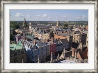 Framed High Street and Christchurch College, Oxford, England