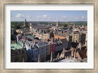 Framed High Street and Christchurch College, Oxford, England