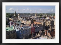 Framed High Street and Christchurch College, Oxford, England